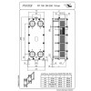 Разборный пластинчатый теплообменник Funke FP100